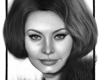 Sophia Loren Drawing