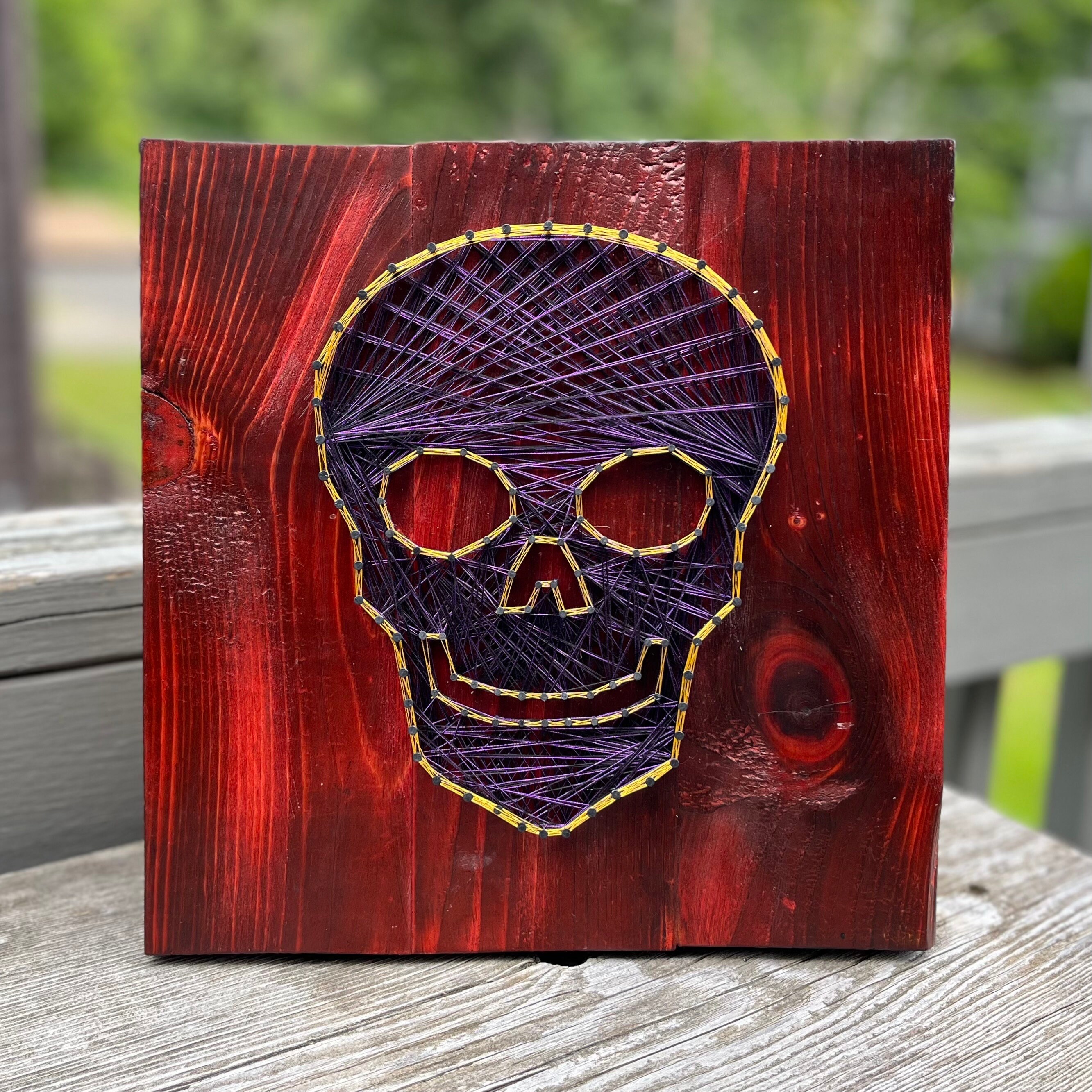 Skull String Design Custom Skull String Art, Halloween Decorations, Personalized Skulls ...