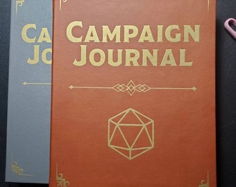 Campaign Journal with Dice Decal