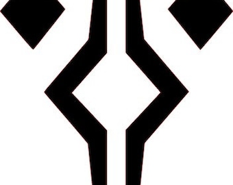 Ahsoka logo vinyl decal