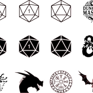 RPG Address Labels - White Matte
