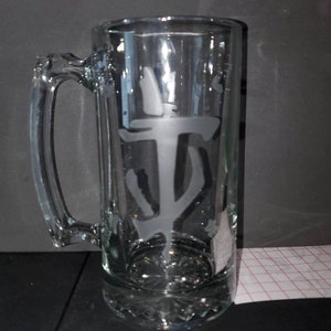 Mark of the Doom Slayer Stein - Etched Glass