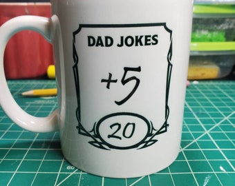 Dad Jokes Ability Score coffee mug