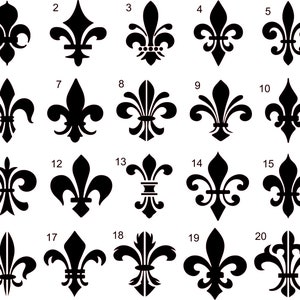 Fleur de Lis - vinyl decal