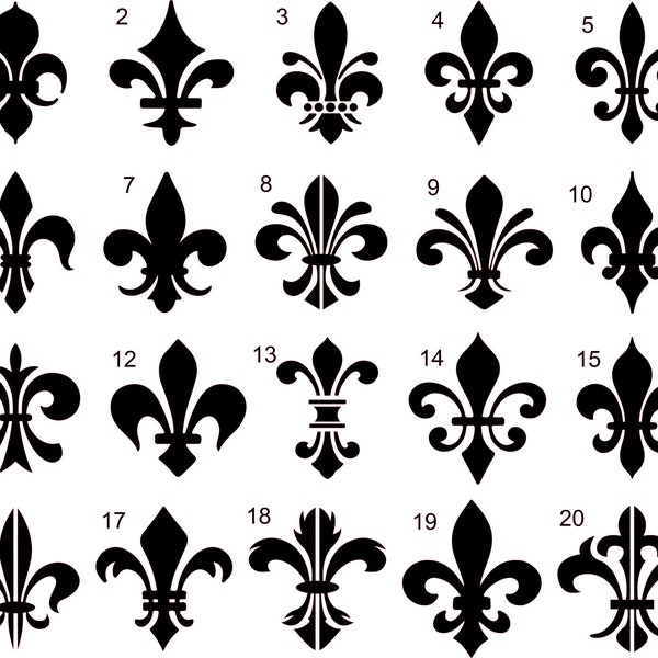 Blue Fleur De Lis - Etsy