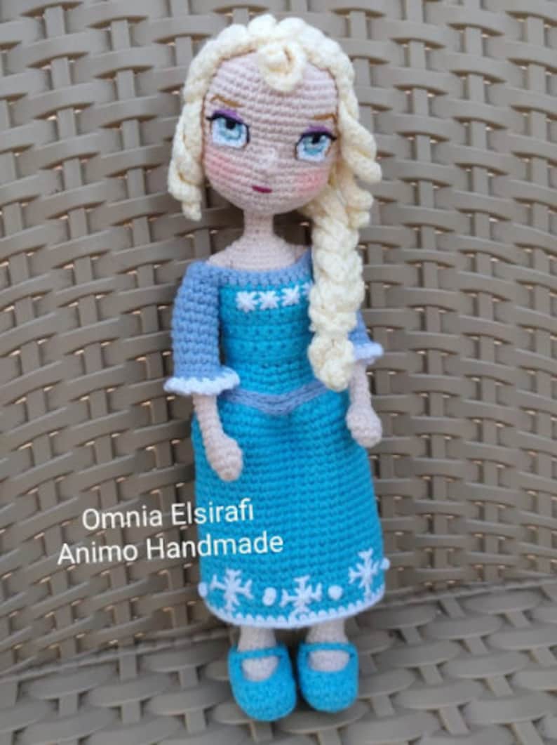 Princesses Elsa and Anna Dolls Amigurumi Crochet Pattern - Etsy