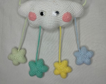 Cloud and stars Amigurumi pattern