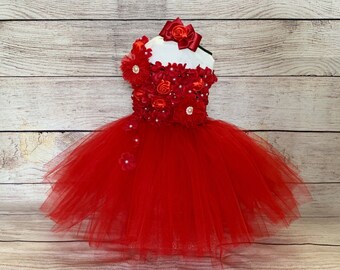 red gowns for kids