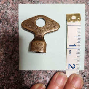 Rare Vintage Brass Raco Style railroad Signal Box triangle shape wrench switch key