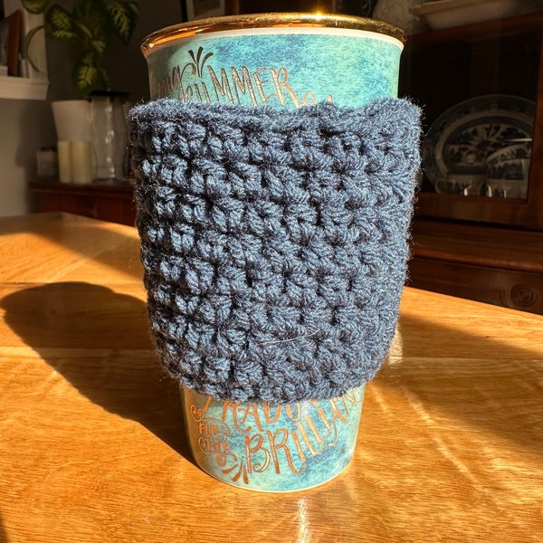 Coffee cozy, iced coffee cozy - Navy