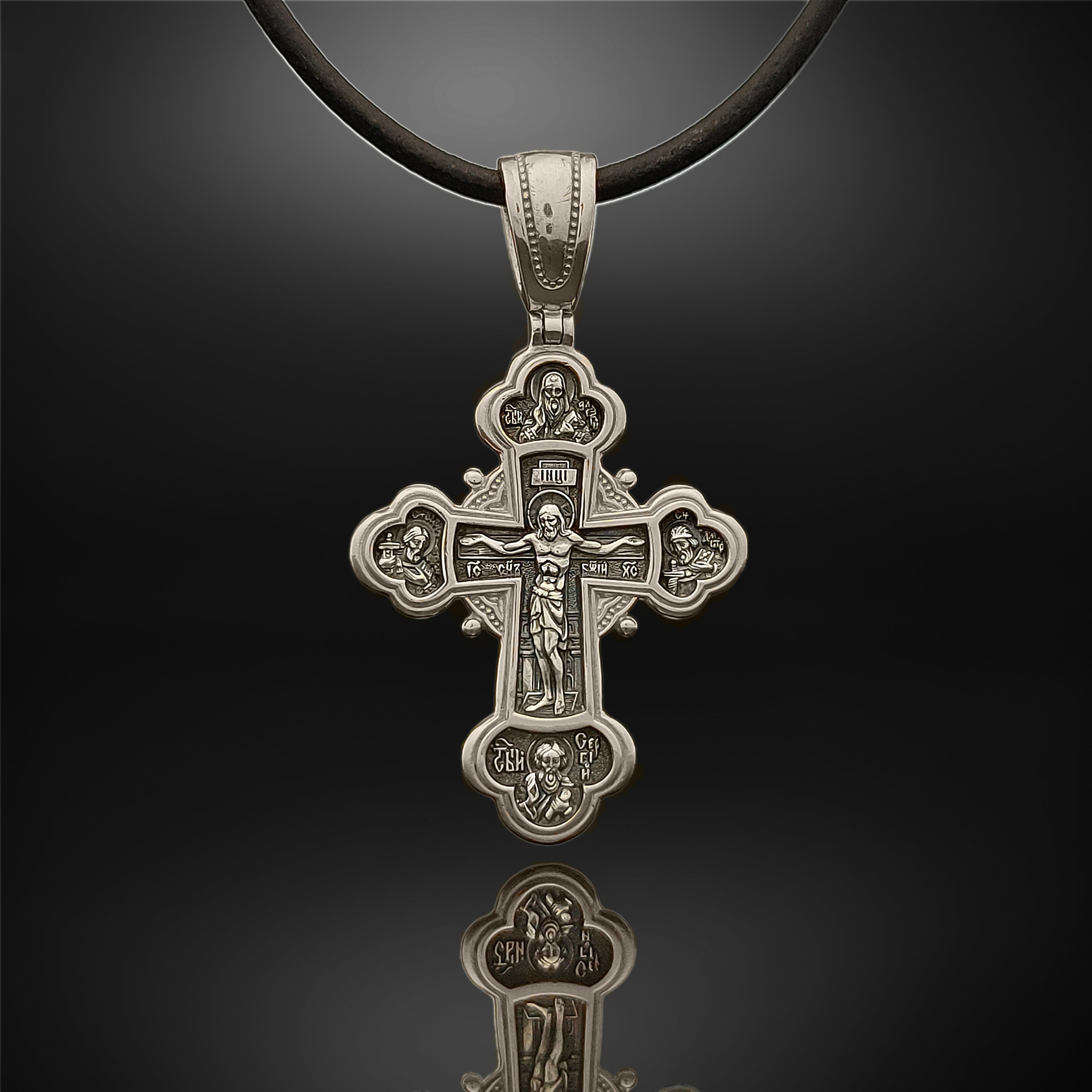 Kreuz Anhänger, Kreuz Anhänger, Kreuzigung Christi, Erzengel Michael, 24K  Vergoldete Halskette, christliches religiöses Geschenk