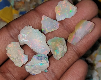 Details about   Lot Natural Multi Color Flashing ETHIOPIAN OPAL WELO ROUGH Fire Opal 25.00 Cts