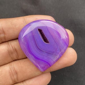 Banded Agate Purple Stone, Banded Onyx Agate, Banded Agate Cabochon, Agate Gemstone Wholesale lot Mix Size for Agate Pendants Jewelry Supply