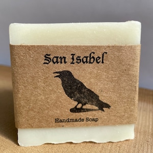 Sandalwood Soap - All Natural Handmade Vegan Soap with Coconut Oil and Sandalwood Oil - Cold Process Soap