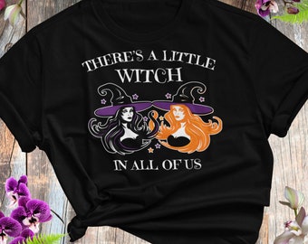 PRACTICAL MAGIC Movie Witch in All of Us Tee Shirt, Sally & Gillian Owens Witchy Midnight Margaritas Halloween Gift for Her Mom Aunts