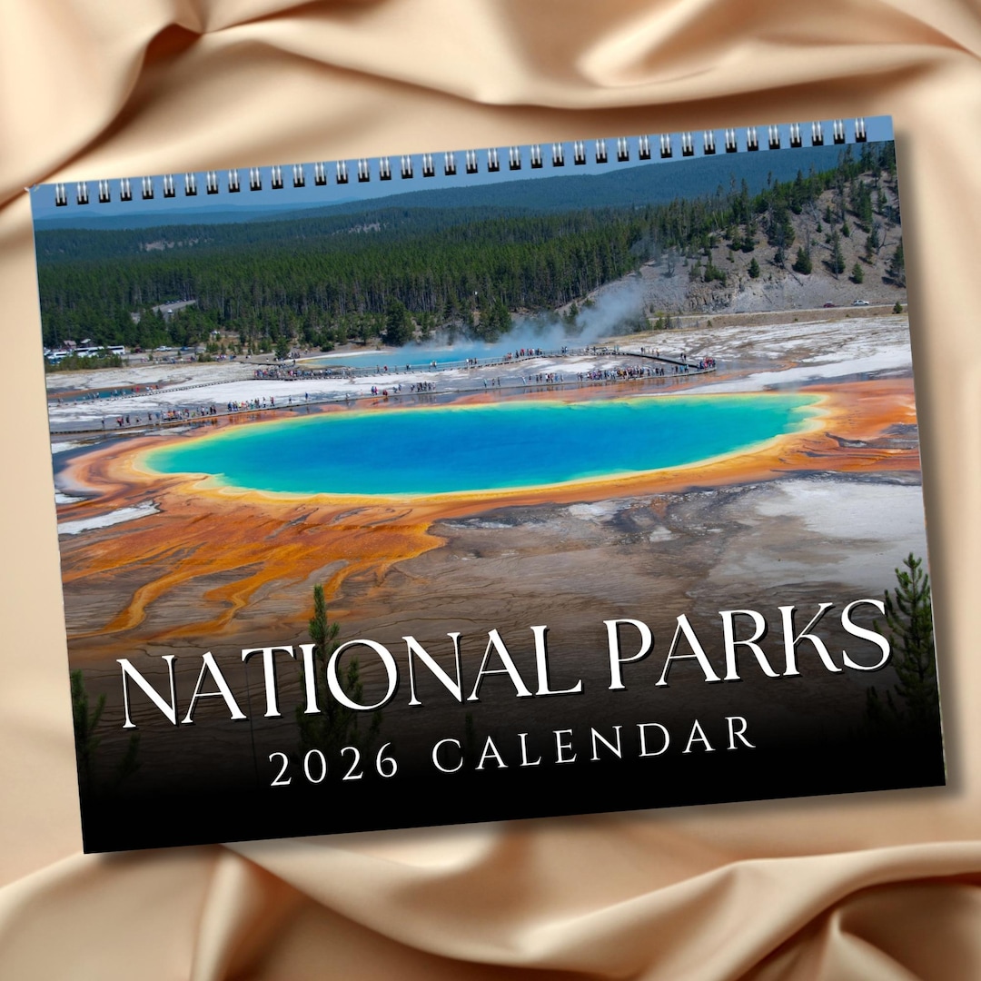 National Parks 2026 Calendar | Outdoor Photography Nature Geographic