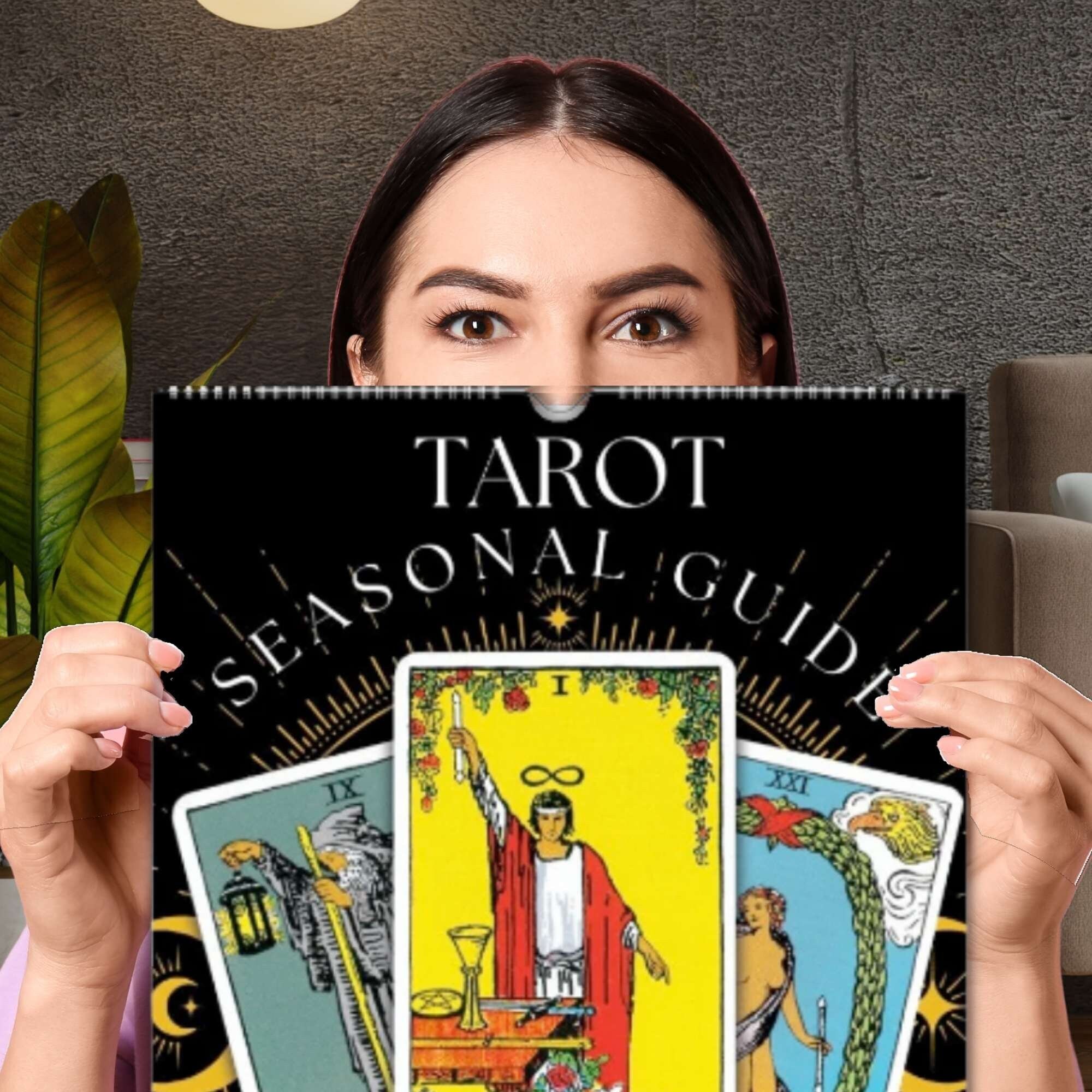 Tarot Calendar Guide 2024 Seasonal Astrology Lunar Moon Phases Magical