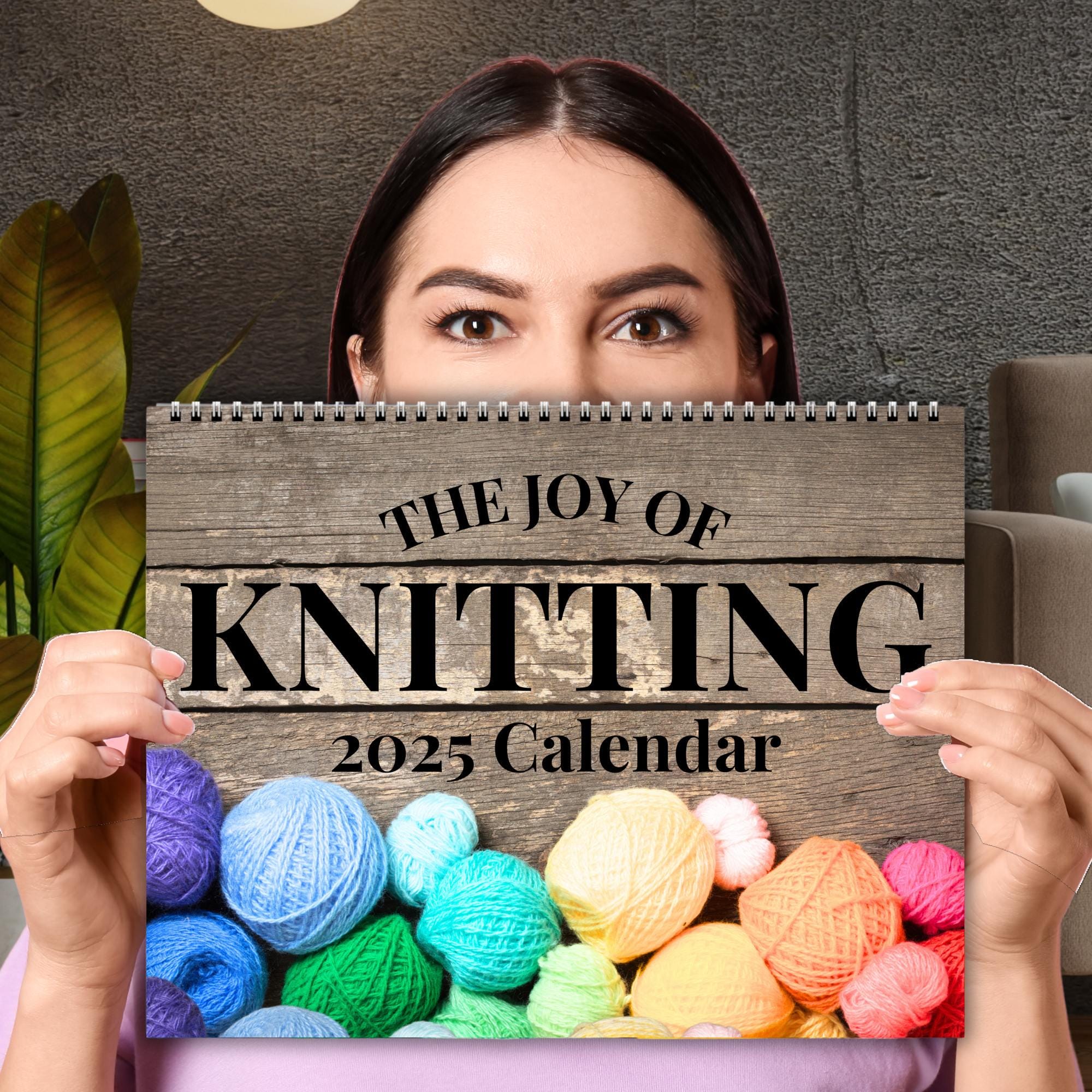 knitting-calendar-2025-inspirational-yarn-lover-quotes-craft-enthusiasts-creative-knit-imagery-quotes-for-women-wall-office-home-decor-etsy