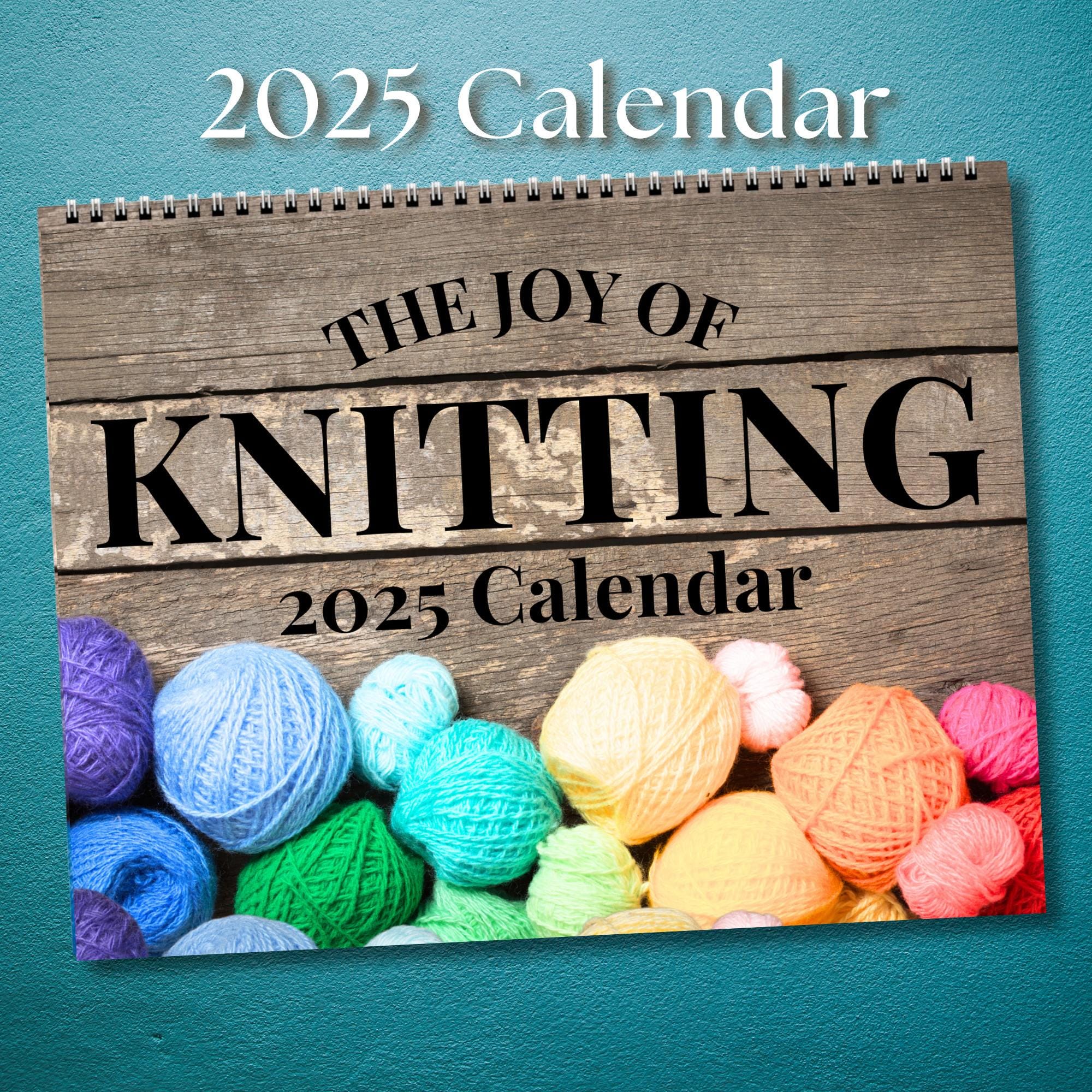 knitting-calendar-2025-inspirational-yarn-lover-quotes-craft-enthusiasts-creative-knit-imagery-quotes-for-women-wall-office-home-decor-etsy
