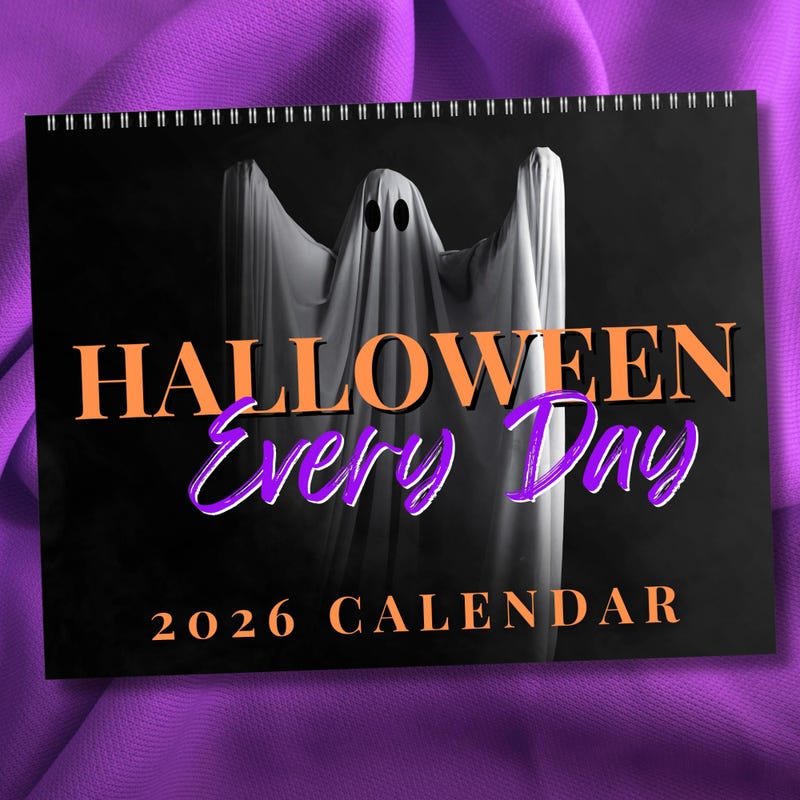Spooky 2026 Desk Calendar - Etsy