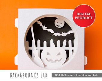 Halloween Card Svg Etsy