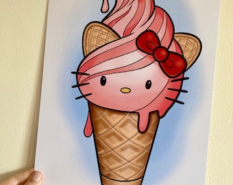Ice Cream Print | Etsy