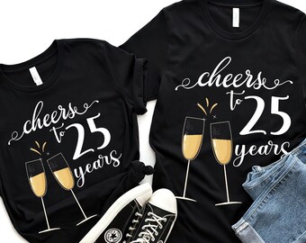 25th anniversary t shirt design