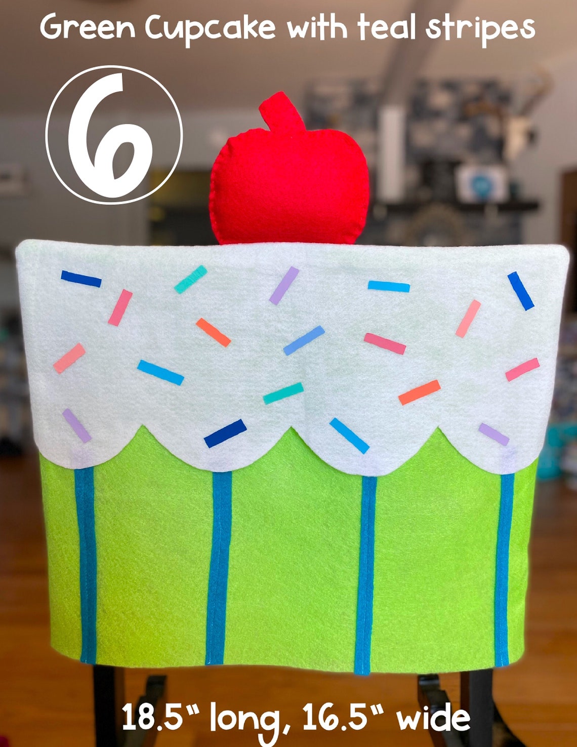 Cupcake Chair Covers Birthday Decor Classroom Birthday Chair Etsy