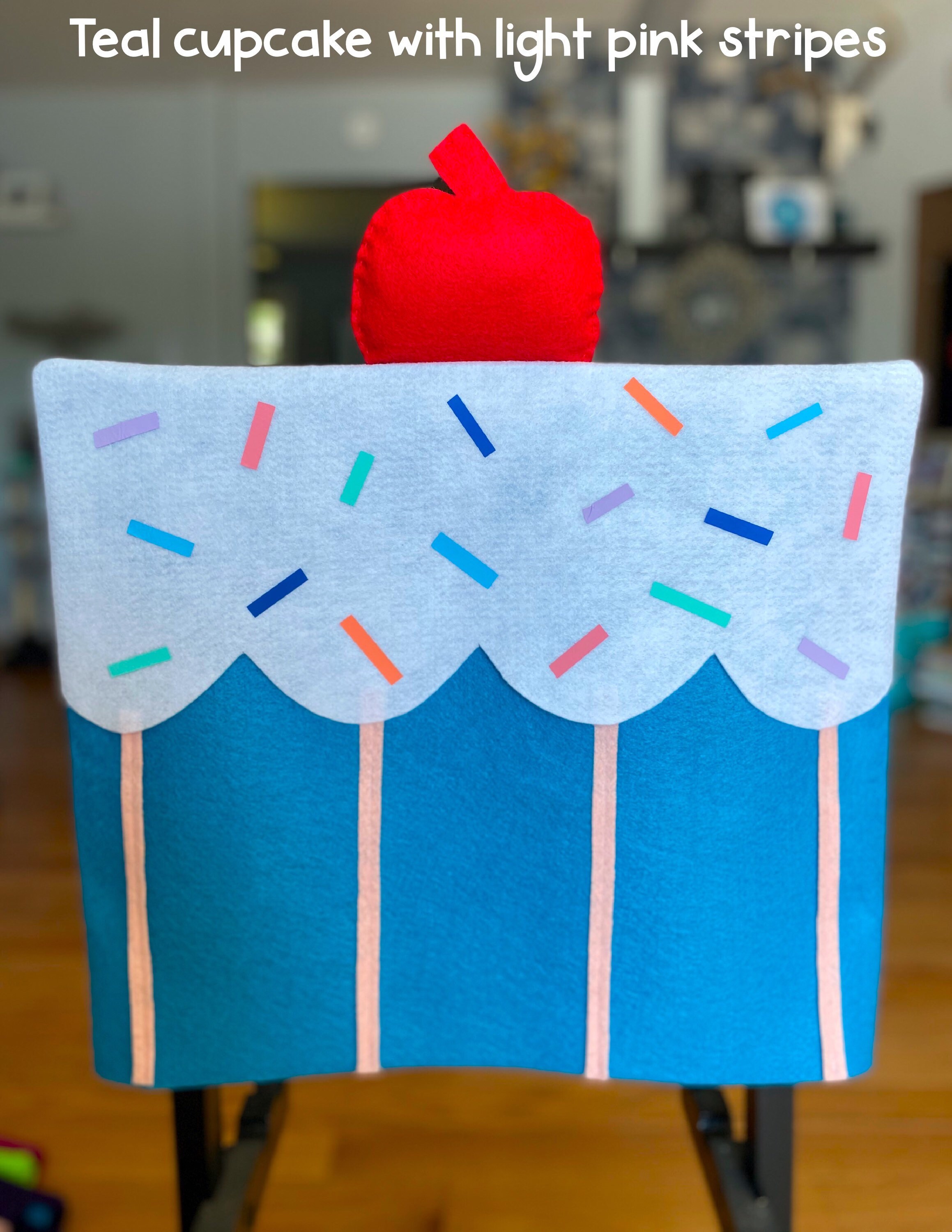 Custom Birthday Cupcake Chair Covers Birthday Decor Etsy