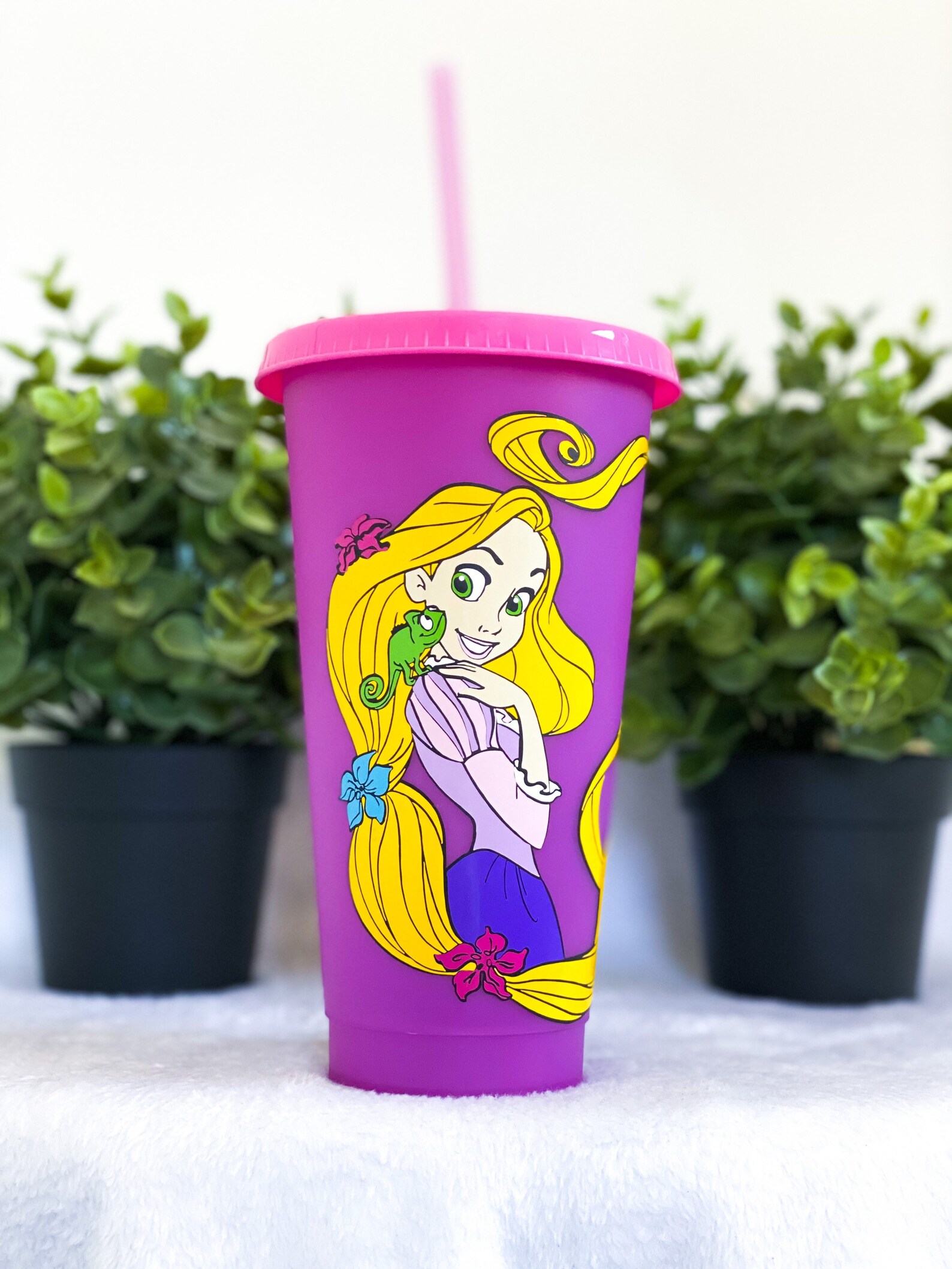 Rapunzel And Pascal Tangled Disney Layered Vinyl 24 Ounce | Etsy