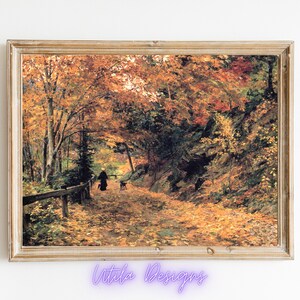Printable | Digital Download | Turning Leaves | Samsung Frame TV | Wall Art | Vintage