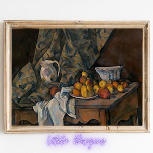 Printable | Digital Download | Fruits Painting | Samsung Frame TV | Fruits On Table | Wall Art | Vintage
