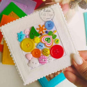 Paquete de tarjetas sensoriales táctiles, juego cuadrado de 10 tarjetas, juguetes de habilidades motoras, tarjetas sensoriales, tarjetas educativas para niños, juego de combinación sensorial