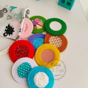 Paquete de tarjetas sensoriales táctiles, juguetes Montessori, tarjetas educativas para niños, juego de combinación sensorial, juguetes sensoriales Fidger, juguetes de viaje, juguetes blandos