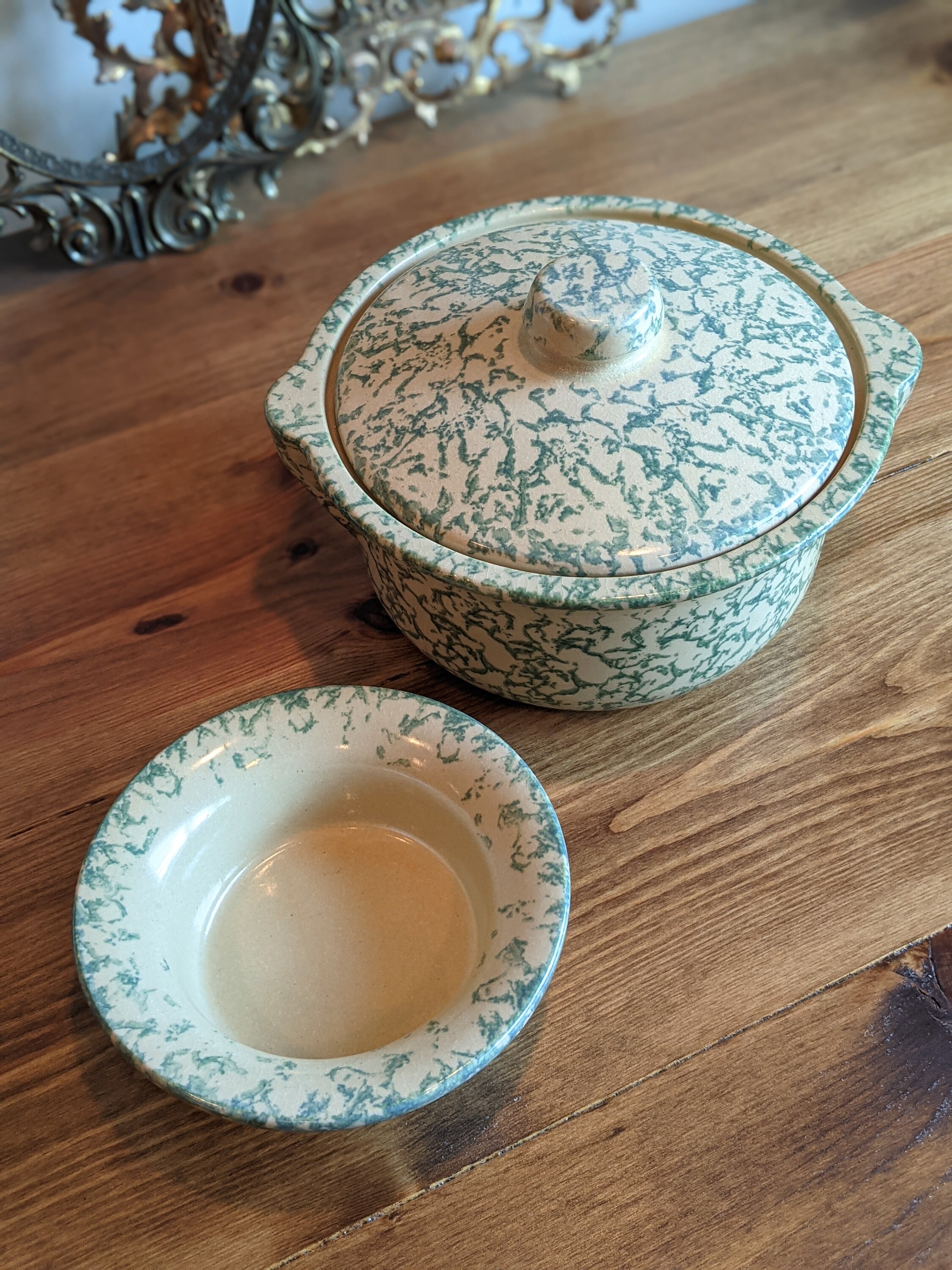 Vintage Roseville Pottery Crock and Bowl Etsy UK