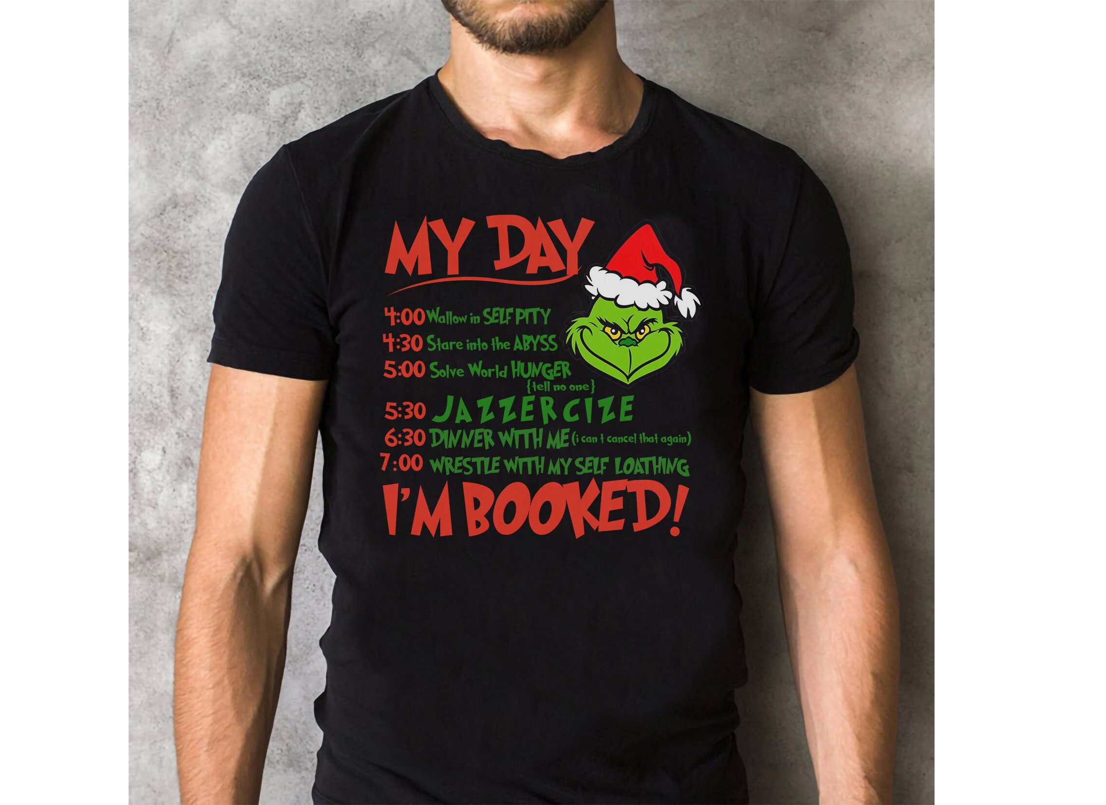 the grinch im booked the grinch im booked