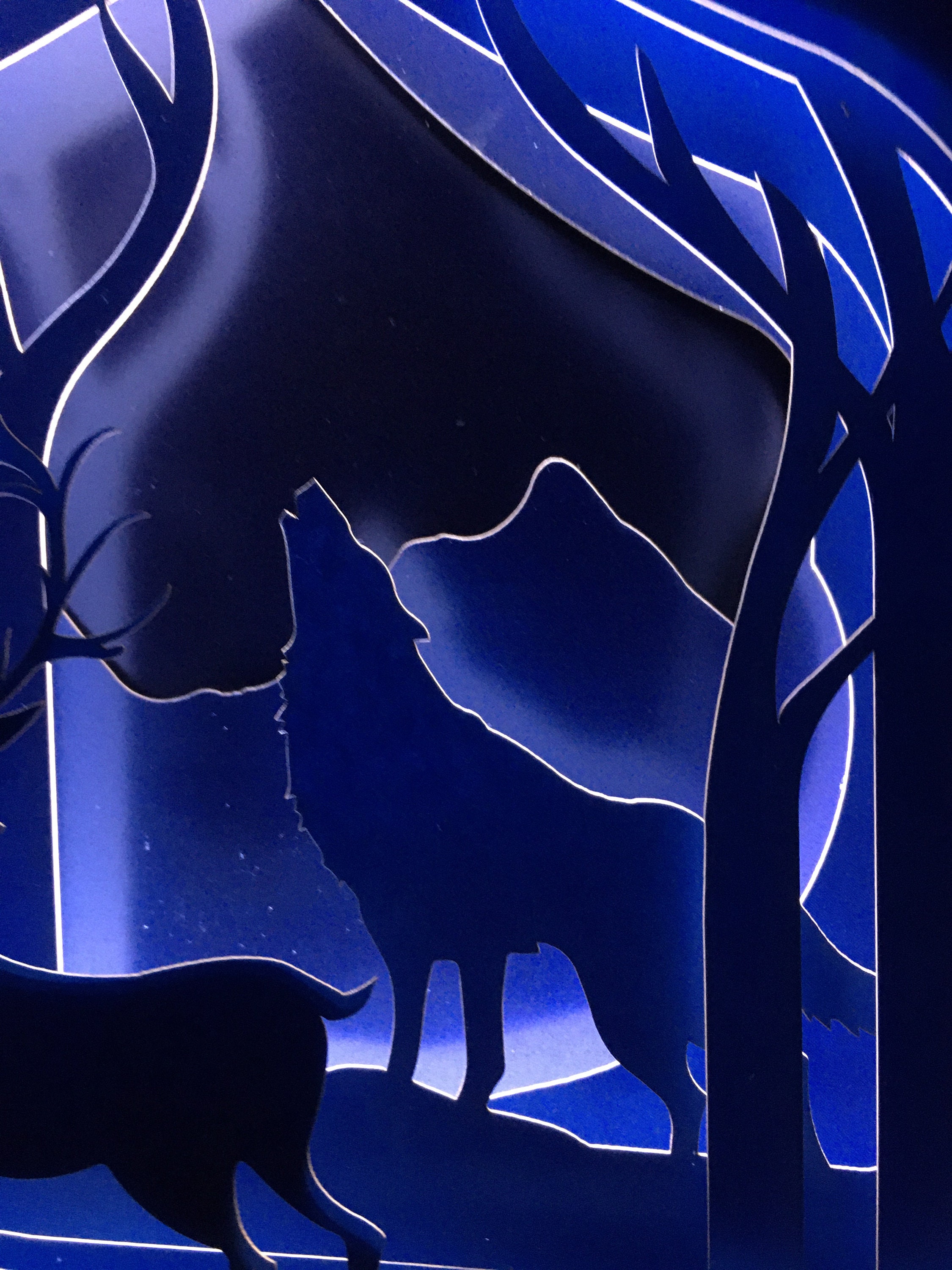Deer 3D Paper Cut Light Box Template SVG Digital Download - Etsy UK