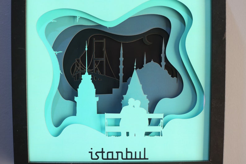 Download For Cricut Turkey Istanbul Svg Digital Download Files Shadow Box Svg Digital Download Files 3d Paper Cut Light Box Template Drawing Illustration Art Collectibles Vadel Com