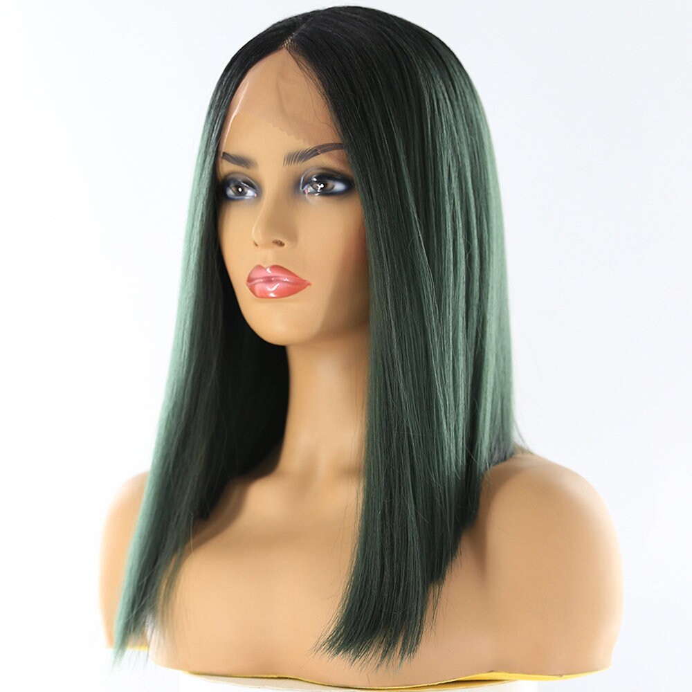 Cosplay Wig Straight Lace Front Synthetic Hair Wigs High Etsy