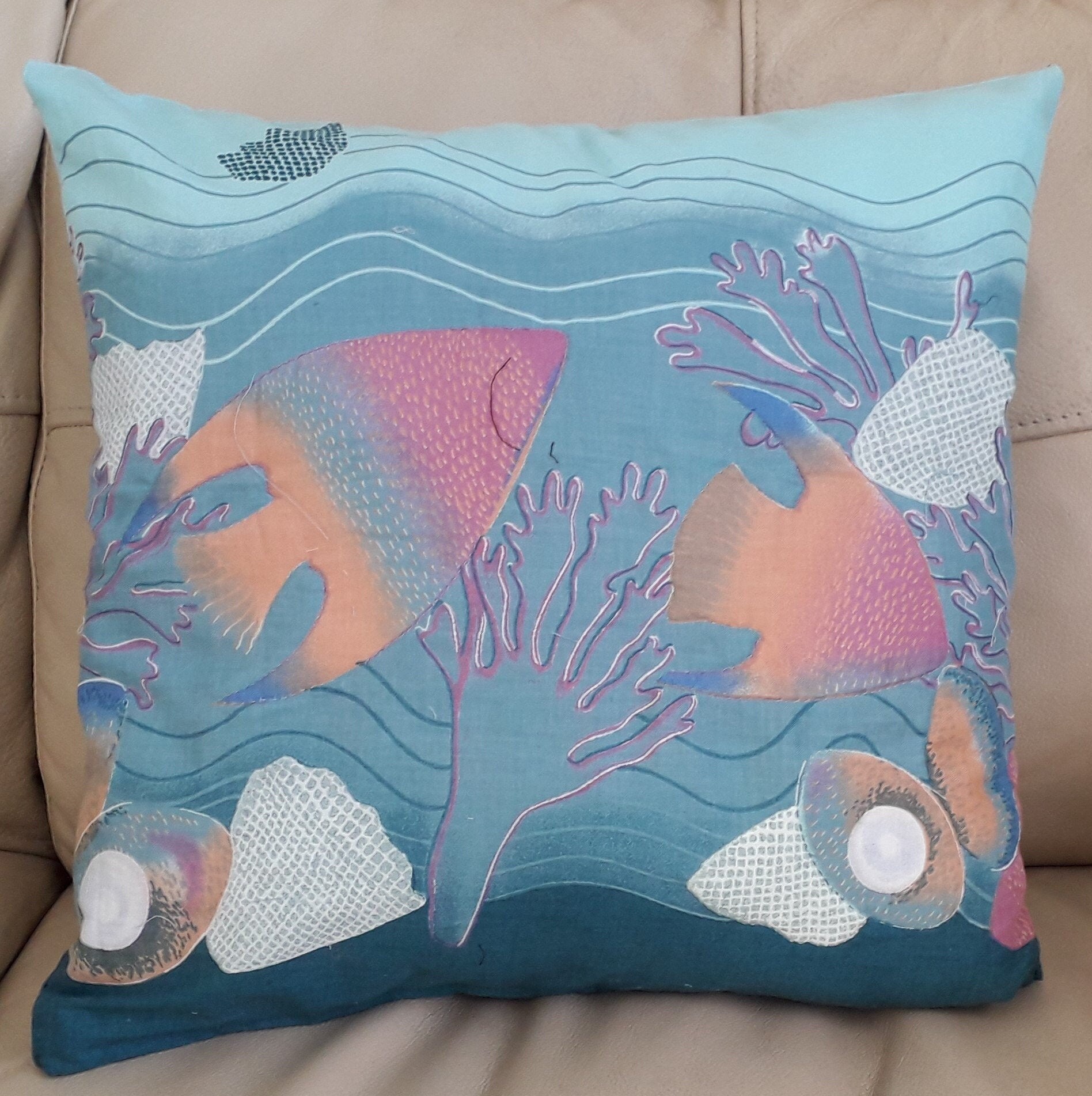 Under the Sea Cushion Etsy