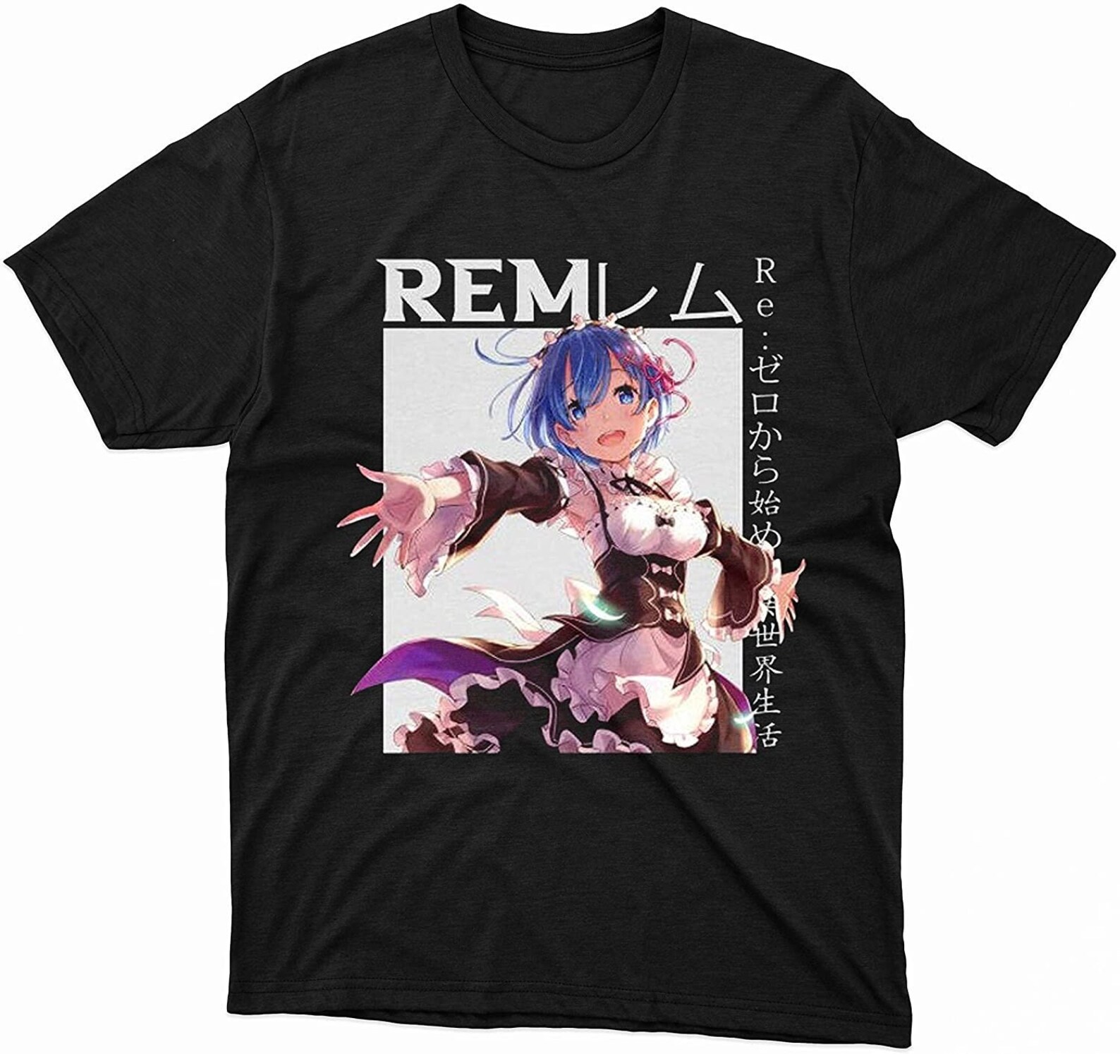 Re Zero Shirt Rem V1 Poster Camiseta Re Zero Camiseta Etsy