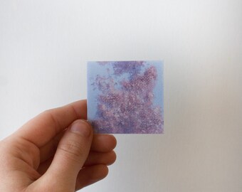 Blueberry Clouds Sticker | Original Art Sticker