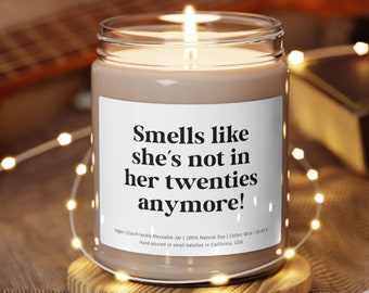 Your Twenties Have Expired 30th Birthday Candle, Look at You Turning 30, Funny Birthday Gift, All Natural 9oz Soy 30th Birthday Candle
