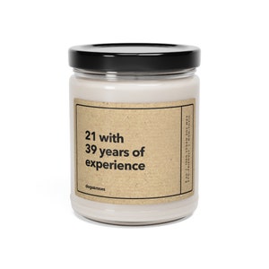 Personalized 60th Birthday Gifts for Women, Funny 60th birthday Candle, 60th gift for her, turning 60, fifties are over, Mom's birthday immagine 3