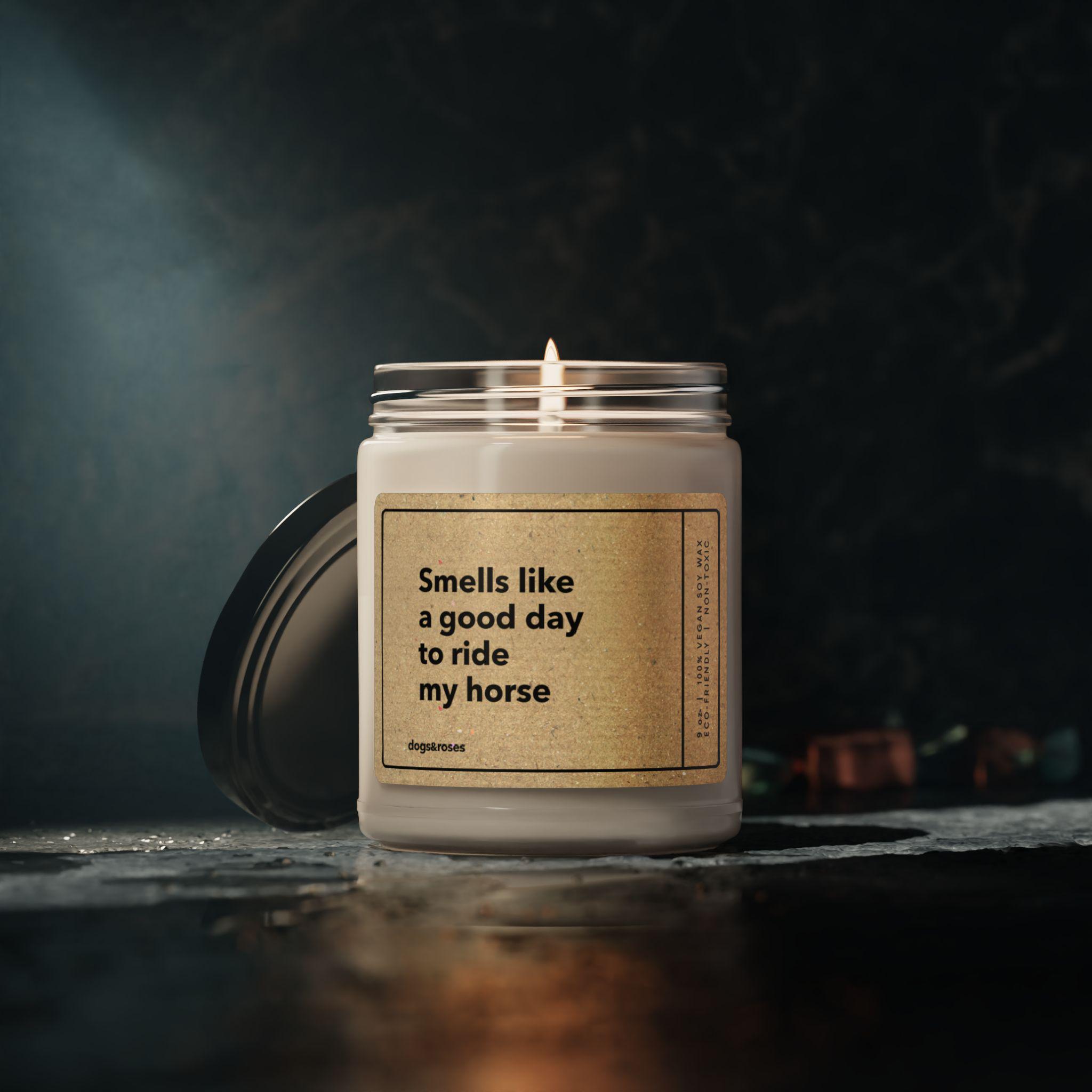 Good Day to Ride My Horse Soy Wax Candle | Funny Gift for Women | Horse ...