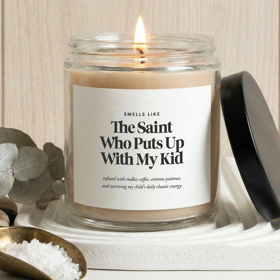 Funny Teacher Appreciation Gift Thanks for Putting up Soy Candle ...
