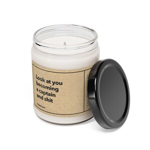 Personalized Police Captain Gift, Look at You Becoming a Captain Candle, Airline Captain Gift, Boat Captain Gift, Pilot Captain Gift Bild 4
