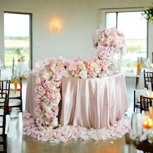 Hot Pink Hydrangea Flower Garland,Wedding Aisle Flower,Wedding Reception,Wedding Flower Arch,Wedding Centrepiece,Flower Arch Arrangement