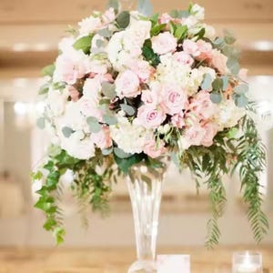 Pink Rose Flower Ball Table Centrepiece Wedding Head Table Wedding Flower Ball Wedding Centrepiece Wedding Arrangement Party Decor