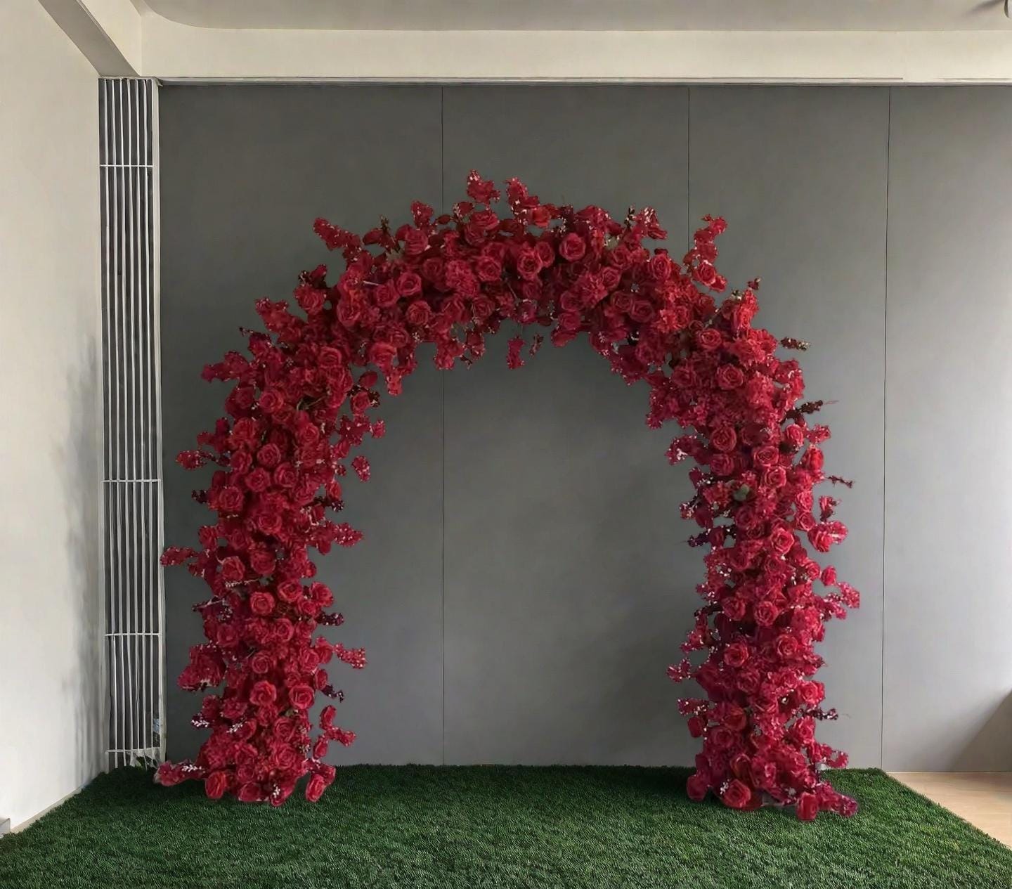 Red Rose Flower Arch,wedding Flower Garland,wedding Flower Backdrop ...
